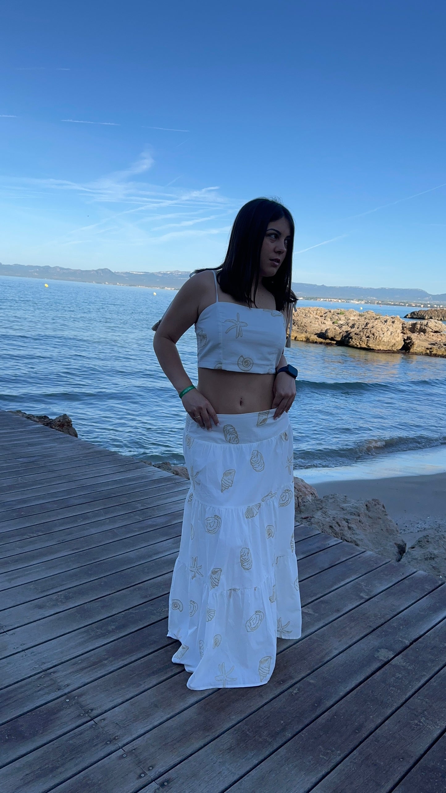 Conjunto Falda y Top Mar