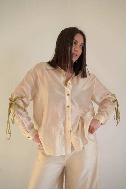 Camisa lencera a juego